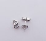 DOUBLE HEART STUD EARRING