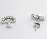 CZ TREE OF LIFE EARRING