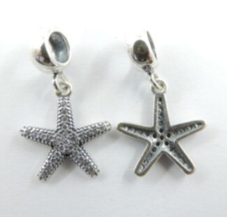 CZ STAR FISH CHARM