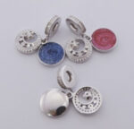 CZ 2 PART ENAMEL AND CZ MOON AND STAR