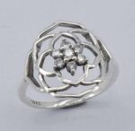 CZ FLOWER RING