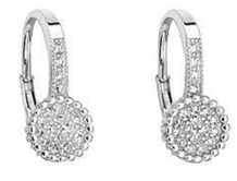 CZ LIVER BACK ROUND EARRING
