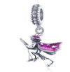 CZ ENAMEL WHICH ON A BROOM CHARM