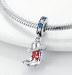 CZ ENAMEL COWBOY BOOTS CHARM