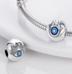CZ ENAMEL BEAD WITH HAMSA