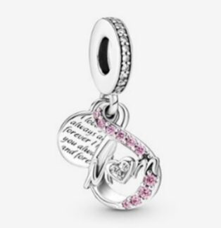 CZ 2 CHARM MOM INFINITY CHARM