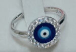 CZ EVIL EYE RING