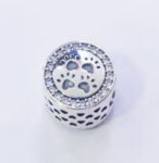 CZ DOG PAW BEAD
