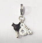 ENAMEL HAIR DRESSER CHARM TWO PIECES