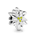 CZ ENAMEL FLOWER BEAD