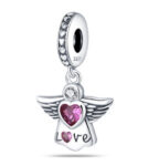 CZ LOVE ANGLE CHARM