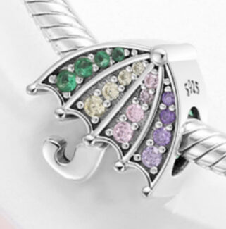 CZ MULTI COLOR UMBRELLA BEAD