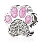 CZ DOG PAW BEAD