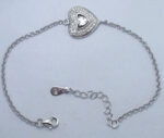CZ HEART BRACELET