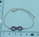 CZ INFINITY BRACELET ADJUSTABLE