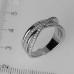 CZ RING WITH OVER LAY