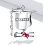 CZ GRADUATION HAT BEAD