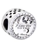 CZ STARS AND MOON BEAD