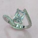 CZ RING WITH RECTANGLE STONE