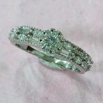 CZ RING WITH CANTER STONE