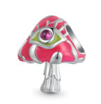 CZ ENAMEL MUSHROOM BEAD