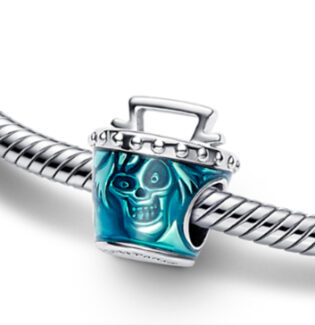 CZ ENAMEL SKULL WITH HAT BEAD