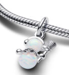 GLOW IN THE DARK SNOW MAN CHARM
