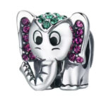 CZ ELEPHANT BEAD
