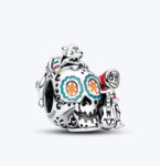 ENAMEL SCULL MASK BEAD