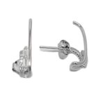 CZ SMALL HOOP WITH L DROP POST