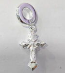 CZ CROSS CHARM