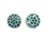 CZ ROUND STUD EARRING
