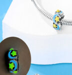 ENAMEL STAR AND MOON BEAD