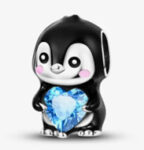 ENAMEL CZ PENGUIN BEAD