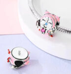 ENAMEL CLOCK FACE BEAD