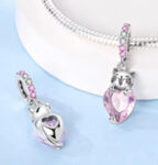 CZ ENAMEL CAT BEAD