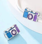 CZ ENAMEL CAMERA BEAD