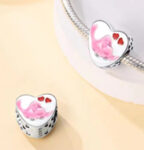 ENAMEL LOVE BIRD BEAD