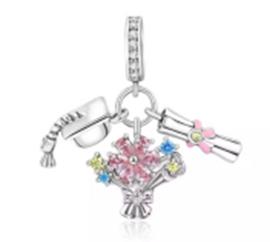CZ 3 CHARM GRADUATION CHARM