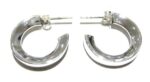 TRIANGLE TUBE HOOP EARRING 4X35mm