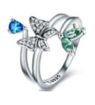 CZ BUTTERFLY RING