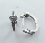 MICRO SETTING CZ HUGER EARRING