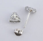 CZ TRIANGLE EARRING
