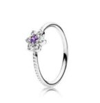 MICRO SETTING CZ FLOWER RING