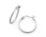 PLAIN HOOP EARRING WHIT LATCH 2X30MM